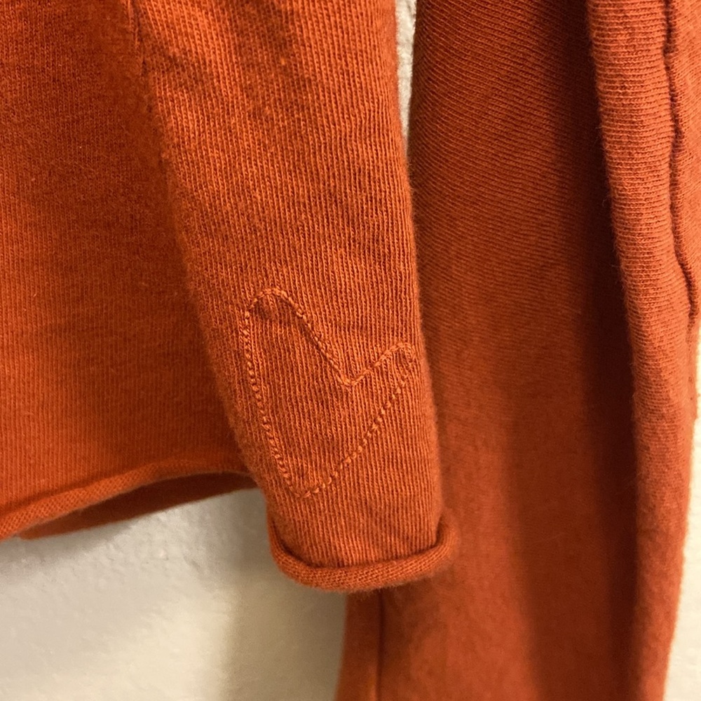 Frank and Eileen  Luxe Rust Long Sleeve  Casual Everyday Top 3516 - Picture 3 of 8